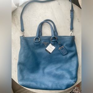 Prada Vitello Daino Leather Tote
